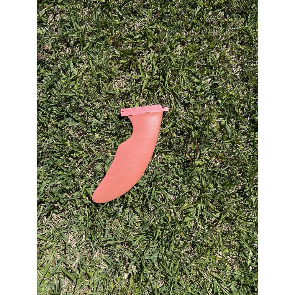 Pink Plastic Windsurf Fin - Picture 2 of 2
